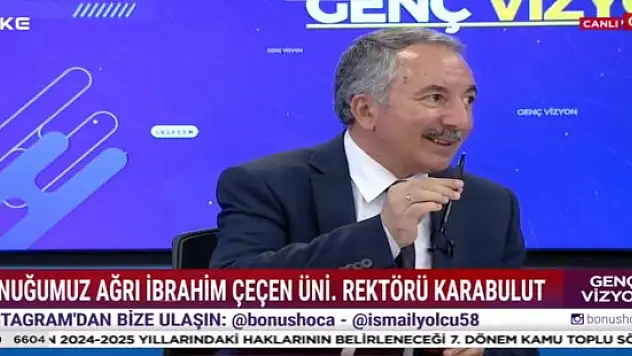 Prof. Dr. Karabulut, Ülke TV'de AİÇÜ'yü Anlattı