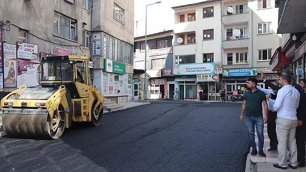 Ağrı'da asfalt serim çalışmaları devam ediyor