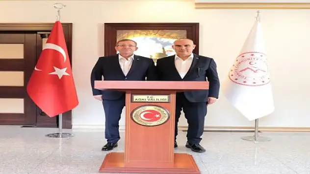 Kars Valisi Polat'tan Ağrı Valisi Koç'a ziyaret