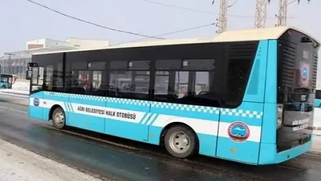 Ağrı'da toplu taşıma ücretlerine bir zam daha