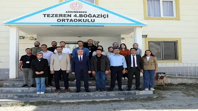 Ağrı Milli Eğitim Müdürü Kökrek, Tezeren'deki okulu inceledi