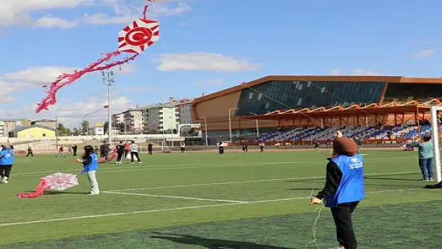 Ağrı'da Cumhuriyetin 100. yılı coşkusu uçurtmalarla yaşandı