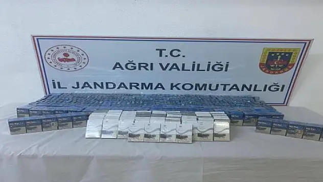 Ağrı'da kaçak akaryakıt ve sigara operasyonu: 2 gözaltı