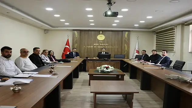 Tarımsal üretim planlandı
