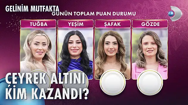 Gelinim Mutfakta 12 Şubat 2024 Puan Durumu AÇIKLANDI! 12 Şubat Gelinim Mutfakta Bugün Çeyreği Kim Kazandı?