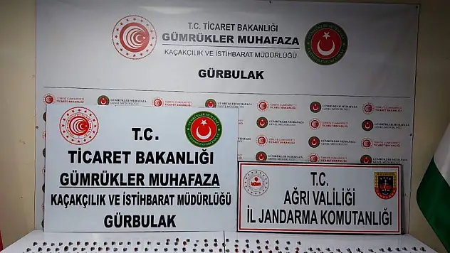 Sınırdan kaçak yüzük geçirmeye çalışan 2 kişi yakalandı