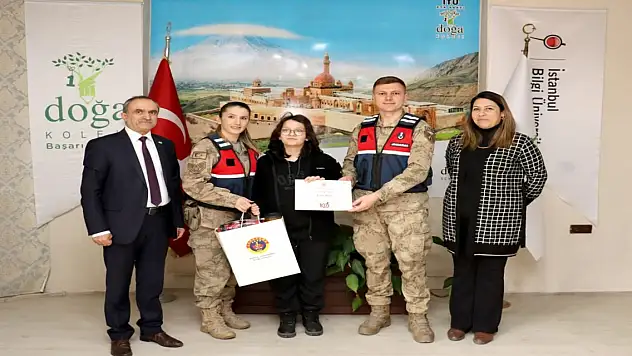 Resim yarışması kazananları ödülleri ile buluştu