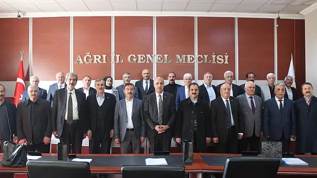 Ağrı İl Genel Meclisi Üyeleri Veda Ettiler