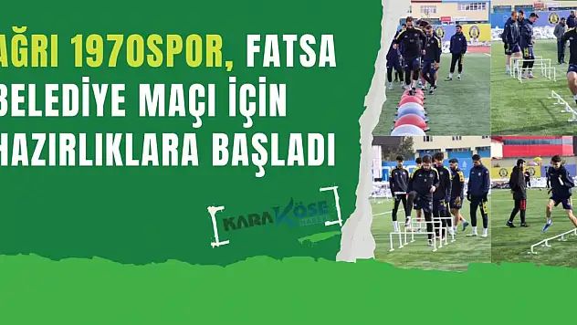 Ağrı 1970 Spor Play Off'a kalmak için mücadele edecek