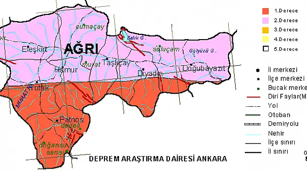 Ağrı'da Yaşayanlar Dikkat! Deprem Riski Arttı!