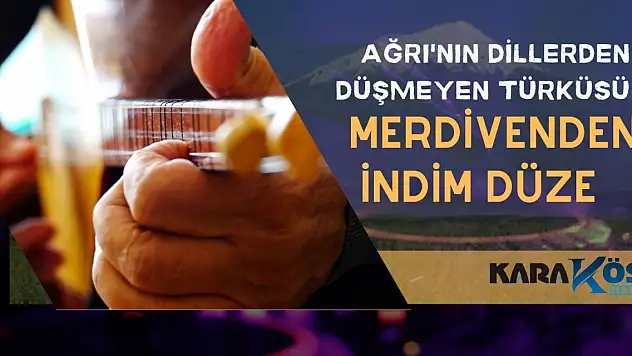 Ağrı'nın Dillerden Düşmeyen Türküsü: Merdivenden indim düze