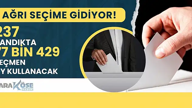 Ağrı Seçime Gidiyor!