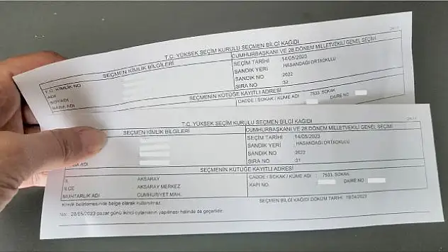 Oy kağıdı olmadan oy kullanılabilir mi?