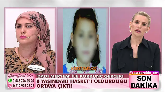 Esra Erol'da Dadı Meryem katil çıktı, yetmedi erkek çıktı!