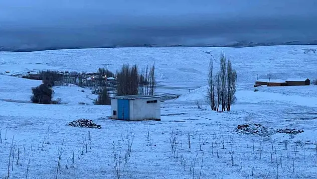 Başkale bayrama karla uyandı