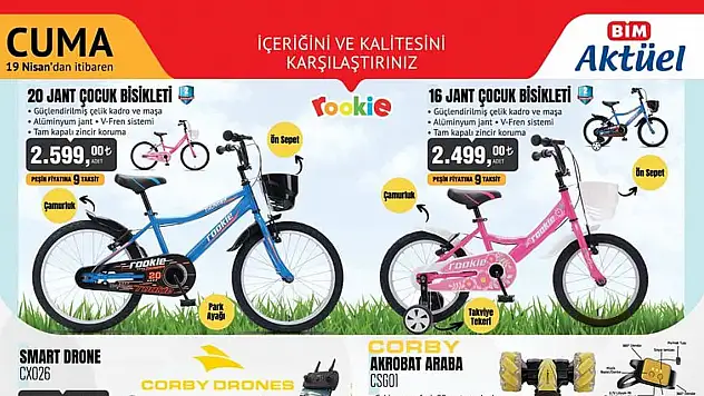 Bim 19 Nisan – 26 Nisan 2024 Cuma satılacak aktüel ürünler