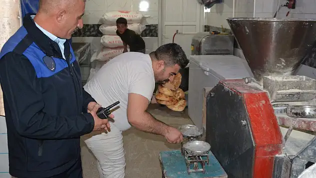 Patnos'ta ekmek fırınları denetlendi