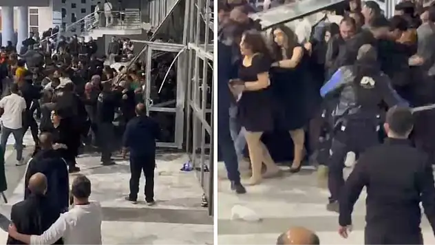 Cam kapılar kırıldı, ezilme tehlikesi yaşandı: İranlı şarkıcı Moein'in Van konserinde izdiham