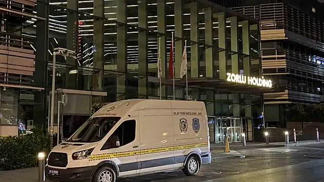 Zorlu Holding binasına silahla ateş açıldı