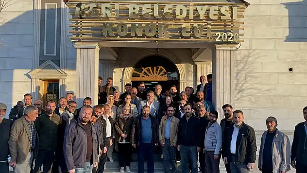 Başkan Aras, Konukevinde temizlik personelini ağırladı