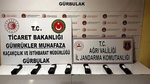 Ağrı'da Gümrükte uyuşturucu ele geçirildi