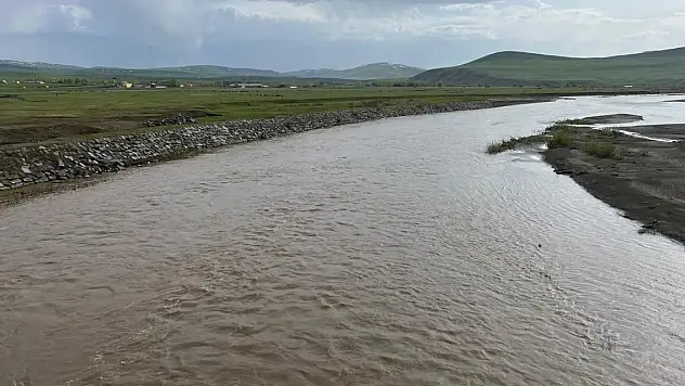 Murat Nehri çamura boyandı