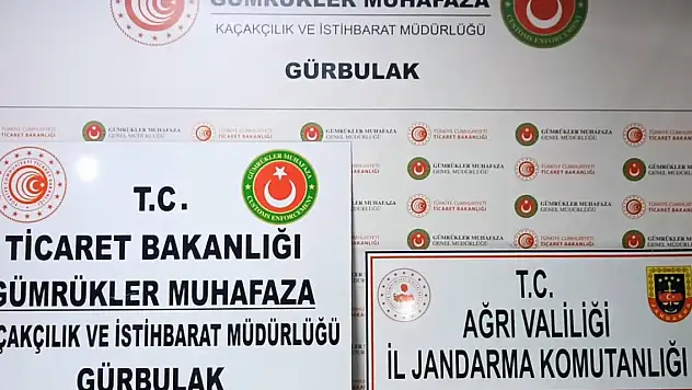 Gürbulak'ta 2 kilo 700 gram külçe altın ele geçirildi