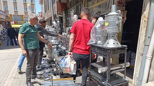 Baharla birlikte mangal ve semaver satışları artıyor