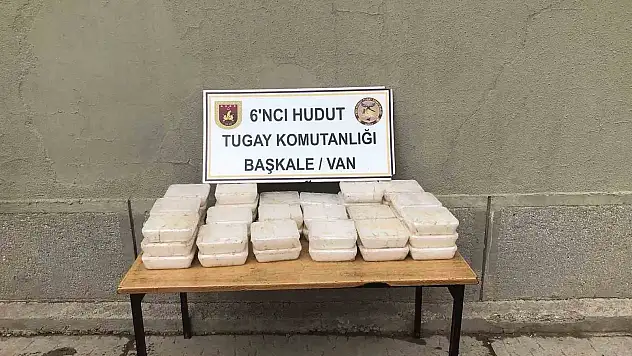 Van hudut hattında kilolarca uyuşturucu madde ele geçirildi