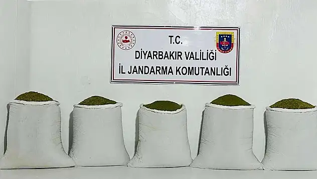 Diyarbakır'da 167 kilo toz esrar ele geçirildi