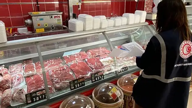 Tarifeye uymayan kasaplara ceza kesildi