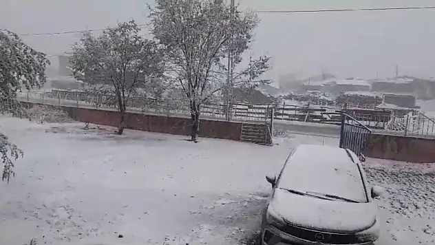 Erzurum'da kar bitmedi