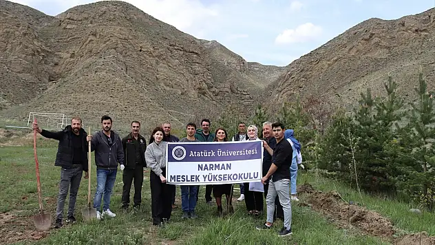 Erzurum'da ağaç dikimi etkinliği