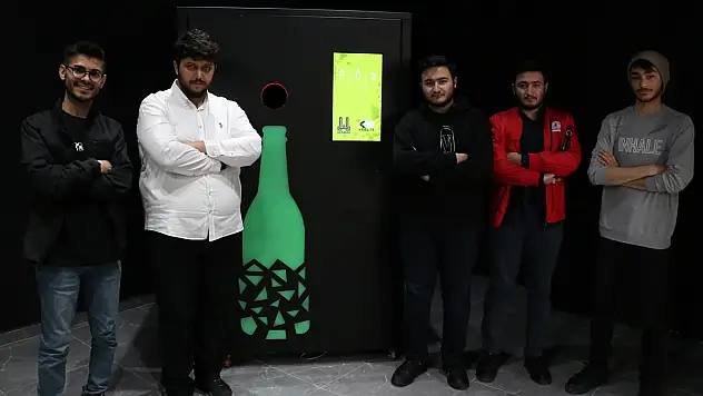 Erzurumlu genç mühendisler atık dönüşüm makinesi geliştirdi