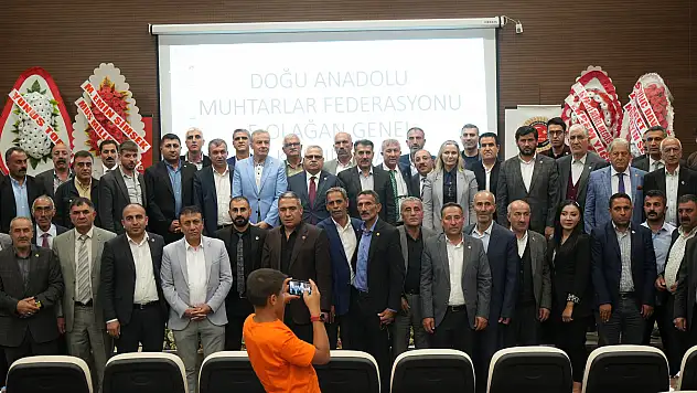 Muş'ta Doğu Anadolu Muhtarlar Federasyonu 5. Olağan Genel Kurulu yapıldı