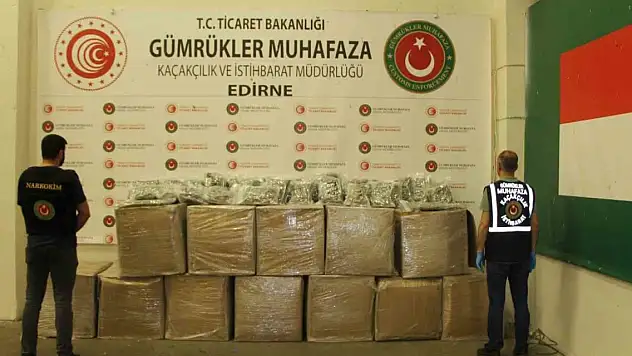 Gümrük Muhafaza ekiplerinden uyuşturucuya operasyon