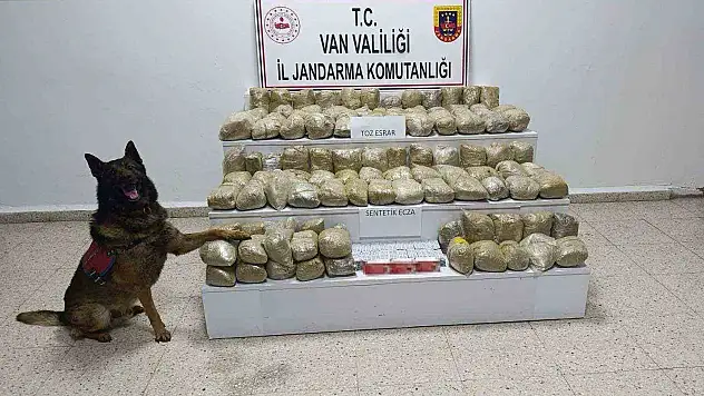 Van'da uyuşturucu operasyonu: 129 kilo uyuşturucu ele geçirildi