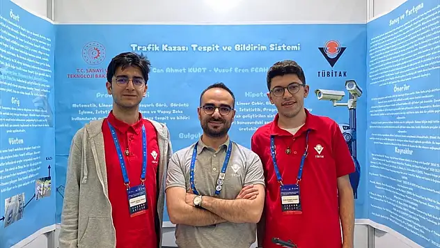 Erzurum'da lise öğrencileri geliştirdikleri proje ile Türkiye ikincisi oldu