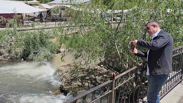 İnci kefalleri Akköprü deresinde