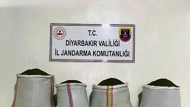 Diyarbakır'da 68 kilo esrar ele geçirildi