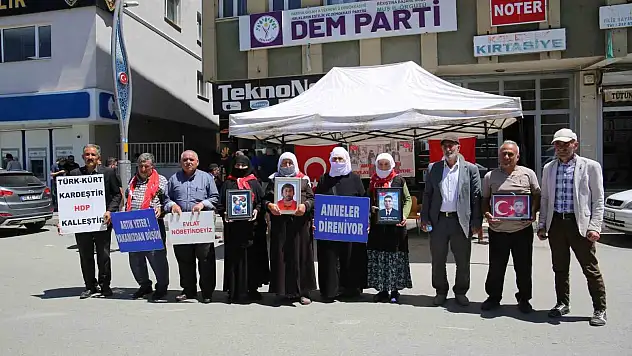 Muşu annelerin evlat nöbeti sürüyor