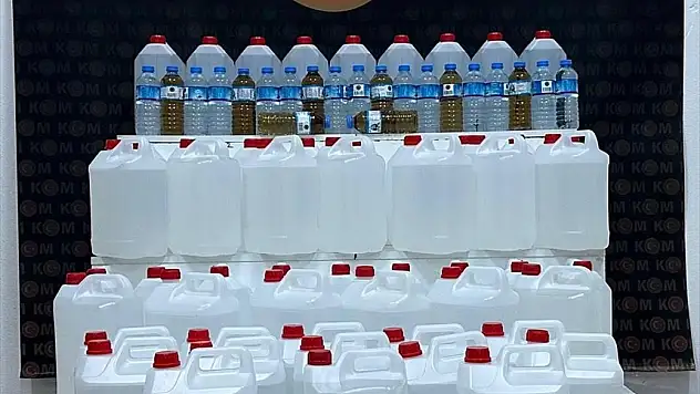 Kars'ta sahte içki operasyonu