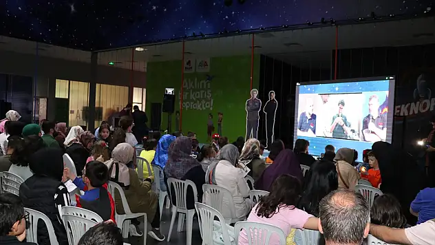 Tuva Cihangir Atasever'in uzay uçuşu Erzurum'dan izlendi