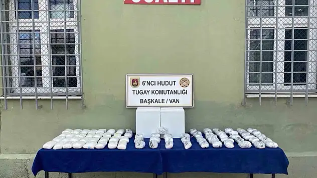 Van'da çok miktarda metamfetamin ele geçirildi