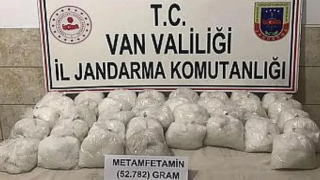 Hudut birlikleri Van'da 38 kilo 500 gram metamfetamin ele geçirdi