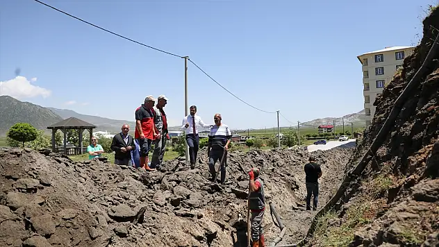 Bitlis Belediye Başkanı Tanğlay, çalışmaları inceledi