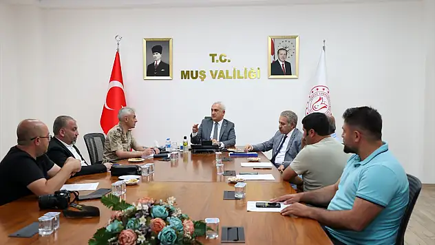 Muş'ta Asayiş ve Güvenlik Değerlendirme Toplantısı yapıldı