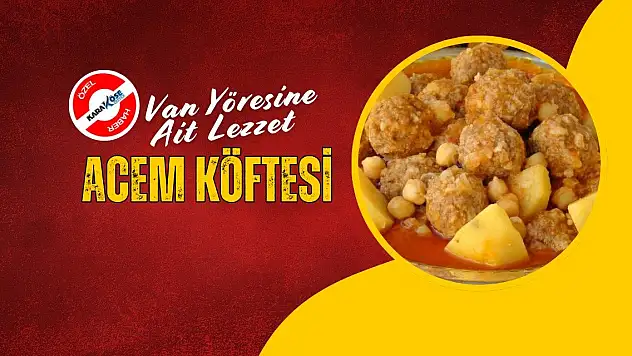 Van Yöresine Ait Lezzet: Acem Köftesi