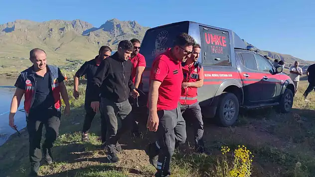 Van'da gölete giren 15 yaşındaki çocuk boğuldu