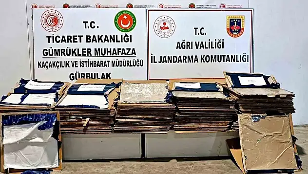 Ağrı'da yüklü miktarda uyuşturucu ele geçirildi